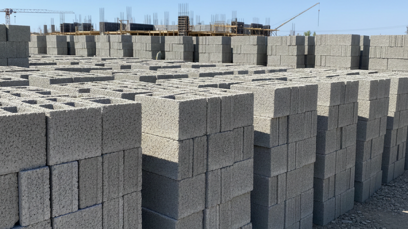 Entenda o papel das matérias-primas na fabricação de blocos e como a escolha correta de cimento, agregados e aditivos, segundo Valderci Malagosini Machado, impacta resistência e durabilidade.