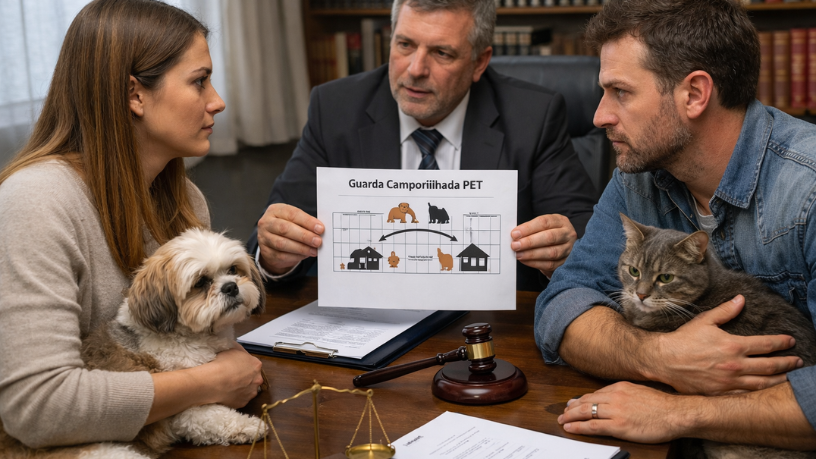 Guarda compartilhada de pets: o que muda com a nova lei e como ela impacta os divórcios no Brasil
